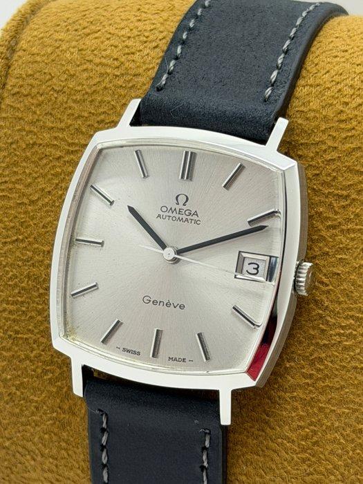 Omega - Geneve Automatic Date Caliber 1012 - Zonder, Sieraden, Tassen en Uiterlijk, Horloges | Heren