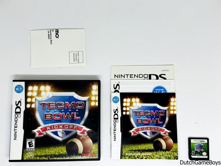 Nintendo DS - Tecmo Bowl - KickOff + Reg. Card- USA, Spelcomputers en Games, Games | Nintendo DS, Gebruikt, Verzenden