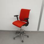 Steelcase Think hoge werkstoel - oranje stof, Huis en Inrichting, Bureaus, Nieuw, Ophalen of Verzenden
