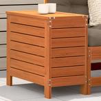 vidaXL Tuinvoetenbank 62x31,5x52 cm massief grenenhout, Verzenden, Nieuw