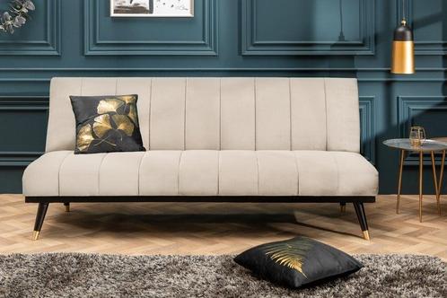 Design slaapbank PETIT BEAUTE 180cm champagne fluweel 3-zits, Huis en Inrichting, Slaapkamer | Slaapbanken, Ophalen of Verzenden