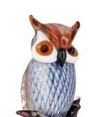 Beeldje - A wise owl - Glas, Antiek en Kunst