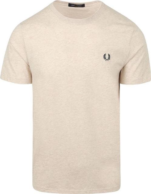 Fred Perry T-Shirt Ecru W50 maat 3XL Heren, Kleding | Heren, T-shirts, Wit, Nieuw, Overige maten, Verzenden