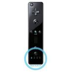 Wii Controller / Remote Motion Plus Zwart (Third Party), Ophalen of Verzenden, Zo goed als nieuw