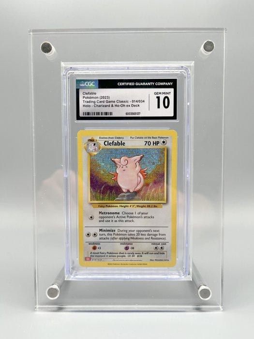 Pokémon Graded card - Clefable Holo - CCC 10 - Sword &, Hobby en Vrije tijd, Verzamelkaartspellen | Pokémon