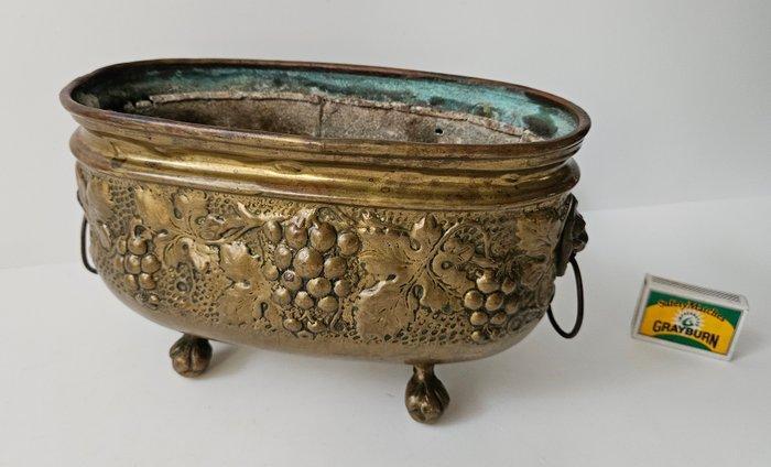 Art Nouveau - Zeldzaam klein formaat - Jardinière - Koper, Antiek en Kunst, Curiosa en Brocante