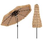2dekans | Costway Parasol – Hawaïaanse Stijl &, Tuin en Terras, Ophalen of Verzenden, Zo goed als nieuw