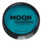 Moon Creations Pro Face Paint Cake Pots Teal 36g, Verzenden, Nieuw