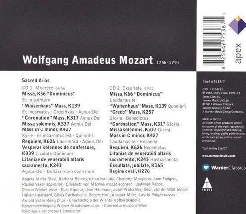 Mozart:Arias, Misere&amp;Exssultate - Klassiek -Barbara, Cd's en Dvd's, Cd's | Overige Cd's, Verzenden