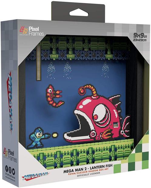 Pixel Frames - Megaman 2 Lantern Fish, Spelcomputers en Games, Spelcomputers | Overige Accessoires, Verzenden