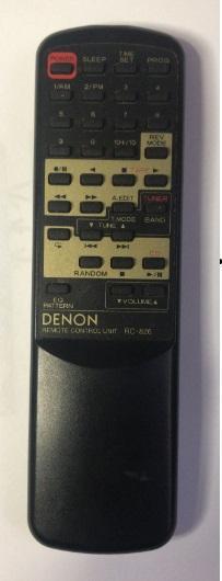 Afstandsbediening Denon rc-826, Audio, Tv en Foto, Afstandsbedieningen, Origineel, Nieuw, Ophalen of Verzenden