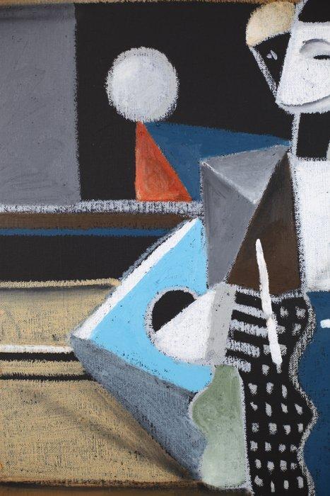 Jone Hopper - La tricoteuse, Antiek en Kunst, Kunst | Schilderijen | Modern