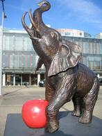 Beeld, MAJESTUEUS EXCLUSIEF BRONZEN BEELD : LEVENSECHTE, Antiek en Kunst, Curiosa en Brocante