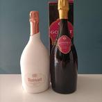 Gosset, Grand Rosé Brut & Ruinart rosé - Champagne - 2, Verzamelen, Wijnen, Nieuw