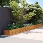 vidaXL Plantenbak verhoogd 580x50x36 cm cortenstaal, 100 cm of meer, Verzenden, Nieuw, Metaal