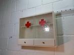 Medicijnkastje - EHBO-kast - Hout, Glas, Metaal