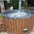 Hottub Houtgestookt of Elektrisch | Hoogwaardige Acrylkuip, Tuin en Terras, Bubbelbaden en Hottubs, Verzenden, Nieuw, Pomp, Vast