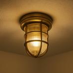 Gibraltar Scheepslamp Brons Buitenverlichting, Tuin en Terras, Buitenverlichting, Overige materialen, Verzenden, Nieuw, 50 tot 250 watt