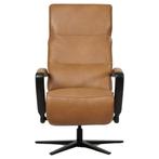 Leren relaxstoel - Elektrisch - Echt leer, Industrieel, Comf, Huis en Inrichting, Nieuw, Ophalen of Verzenden, 50 tot 75 cm, Leer