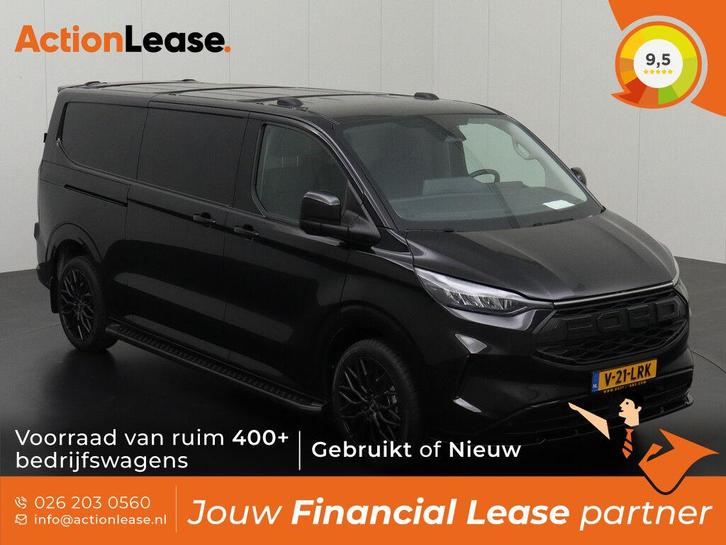 Ford Transit Custom Bestelbus L2 H1 2024 Diesel, Auto's, Ford, Dealer onderhouden, Te koop, Zwart, Handgeschakeld, Financial lease