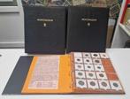 Wereld. Collection of 3 black albums with world coins, Postzegels en Munten, Munten | Europa | Niet-Euromunten