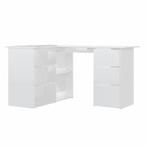 Hoekbureau Hoogglans Wit | Tweedekansje | OP=OP, Huis en Inrichting, Bureaus, Ophalen of Verzenden, Nieuw, Bureau
