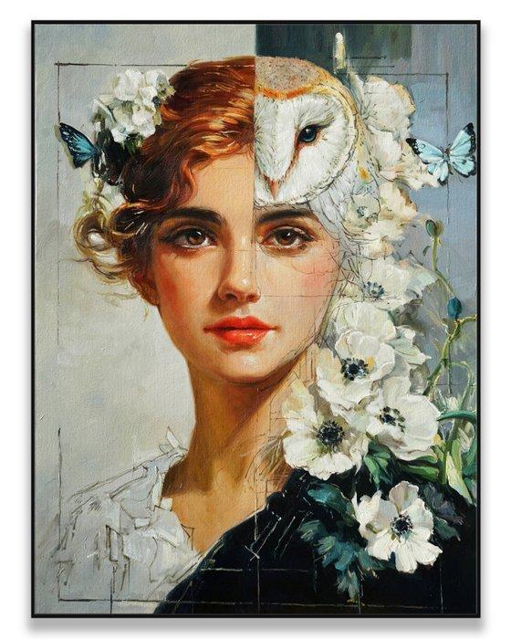 Pippo - Echoes of a Feathered Soul, Antiek en Kunst, Kunst | Schilderijen | Modern