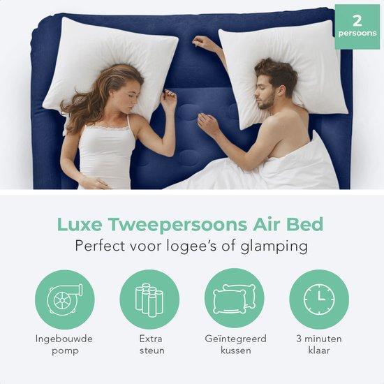 2dekans | LifeGoods Luchtbed - 2 Persoons - met Ingebouwde, Tuin en Terras, Partytenten, Zo goed als nieuw, Ophalen of Verzenden