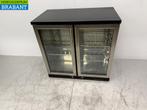 RVS Serrco Barkoeling 2 Glazen Klapdeuren 92 cm 230V Horeca, Ophalen of Verzenden, Gebruikt