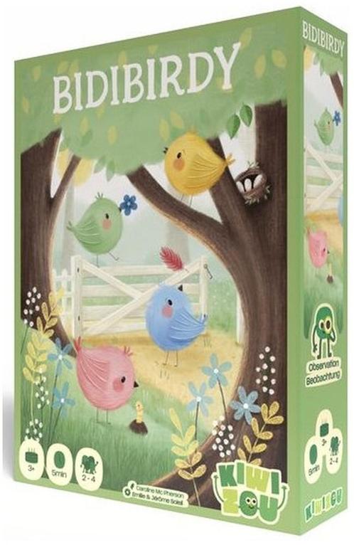 Bidibirdy - Kaartspel | Kiwizou - Kaartspellen, Hobby en Vrije tijd, Gezelschapsspellen | Kaartspellen, Nieuw, Verzenden