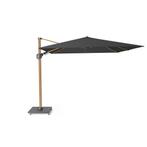 Challenger T2 premium zweefparasol 300x300 cm teak mast, Tuin en Terras, Ophalen of Verzenden, Nieuw