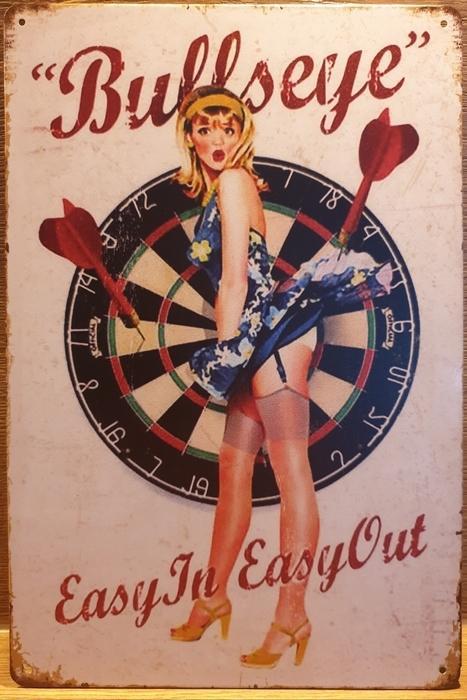 Bullseye darts reclamebord, Verzamelen, Merken en Reclamevoorwerpen, Nieuw, Ophalen of Verzenden
