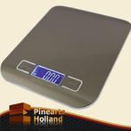Compacte RVS keukenweegschaal 5kg x 1g, Witgoed en Apparatuur, Weegschalen, Minder dan 10 kg, Keukenweegschaal, Nieuw, Ophalen of Verzenden