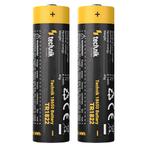 Technik Oplaadbare Lithium Batterij - Li-ion - 18650 /, Audio, Tv en Foto, Accu's en Batterijen, Verzenden, Nieuw