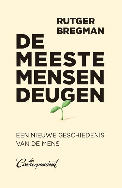 De meeste mensen deugen | Rutger Bregman | 9789082942187, Boeken, Literatuur, Zo goed als nieuw