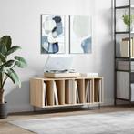 vidaXL Platenkast 100x38x48 cm bewerkt hout sonoma, Verzenden, Nieuw