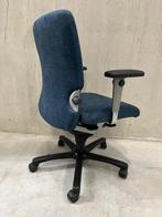 Refurbished Haworth Comforto 77 NPR 1813, Nieuwe Blauwe Stof, Zo goed als nieuw, Bureaustoel, Ergonomisch, Verzenden