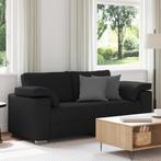 vidaXL Loveseat 140 cm stof zwart, Huis en Inrichting, Banken | Bankstellen, Verzenden, Nieuw, Stof
