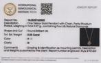 Hanger - 14 karaat Geel goud - 0.05ct. tw. Diamant