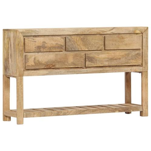 vidaXL Dressoir 120x30x75 cm massief mangohout, Huis en Inrichting, Kasten | Dressoirs, 25 tot 50 cm, Nieuw, 100 tot 150 cm, Overige houtsoorten
