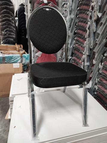 Stapelstoelen (stackchairs) VENUS zwart beschikbaar voor biedingen