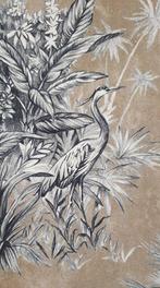 300×280 cm! Exclusieve Boheemse stof Toile de Jouy met