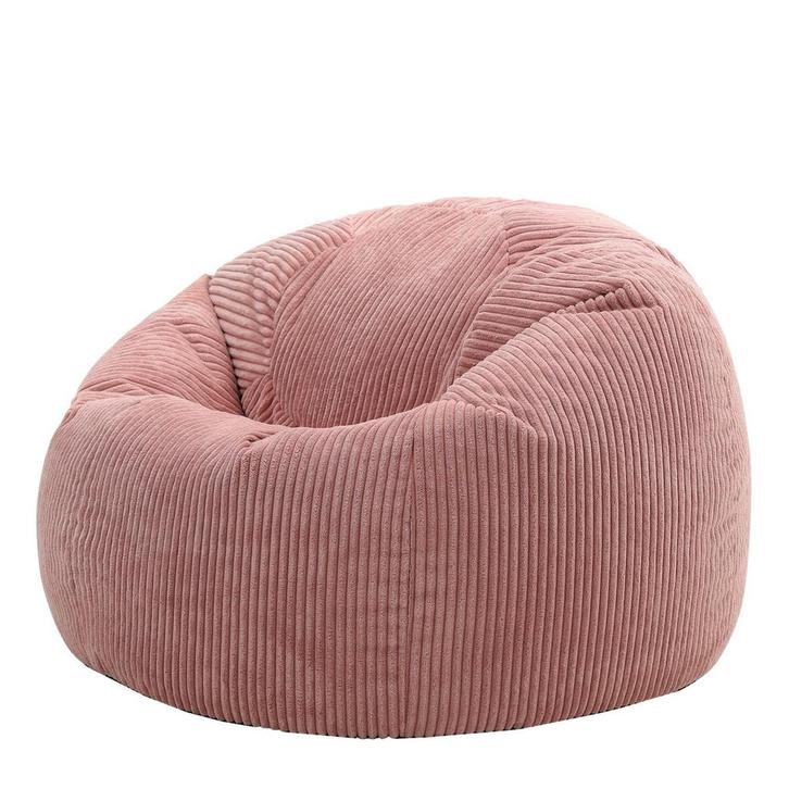 Cloudy Corduroy Zitzak - Roze, Huis en Inrichting, Zitzakken, Verzenden