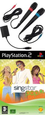 Singstar Pop + Microphones (PlayStation 2), Verzenden, Gebruikt