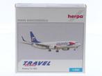 Schaal 1:500 Herpa 505550 Boeing 737-800 Travel Service R..., Ophalen of Verzenden, Zo goed als nieuw