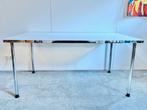 tafel GS686 Dutch Originals wit chromen poten 160 x 90 cm, Ophalen, Kunststof, Design, 50 tot 100 cm