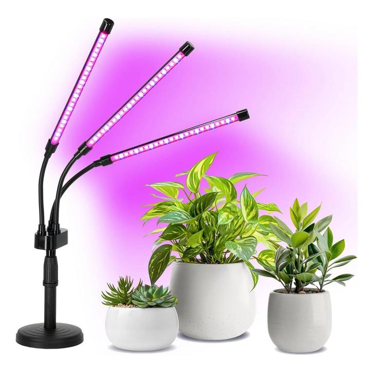 Plantenlamp | Groeilamp LED | 3-voudig | Flexibel, Huis en Inrichting, Lampen | Overige, Nieuw, Ophalen of Verzenden
