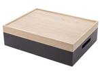 Veiling - Luxe Opbergbox met Dienblad, Huis en Inrichting, Overige Huis en Inrichting, Nieuw