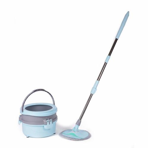 Benson Mop & emmer set - 360° draaiend systeem - Inclusie.., Huis en Inrichting, Schoonmaakartikelen, Ophalen of Verzenden