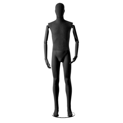 Vintage etalagepop man zwart ZDMF05BLACK, Zakelijke goederen, Kantoor en Winkelinrichting | Winkel en Inventaris